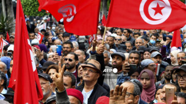 Tunecinos protestan contra el presidente antes de las elecciones |  The Guardian Nigeria Noticias