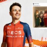 Tweets de la semana: los tres reyes magos de Ineos Grenadiers, el déjà vu de la camiseta del equipo y las celebraciones de la Copa del Mundo en bicicleta