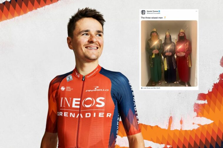 Tweets de la semana: los tres reyes magos de Ineos Grenadiers, el déjà vu de la camiseta del equipo y las celebraciones de la Copa del Mundo en bicicleta