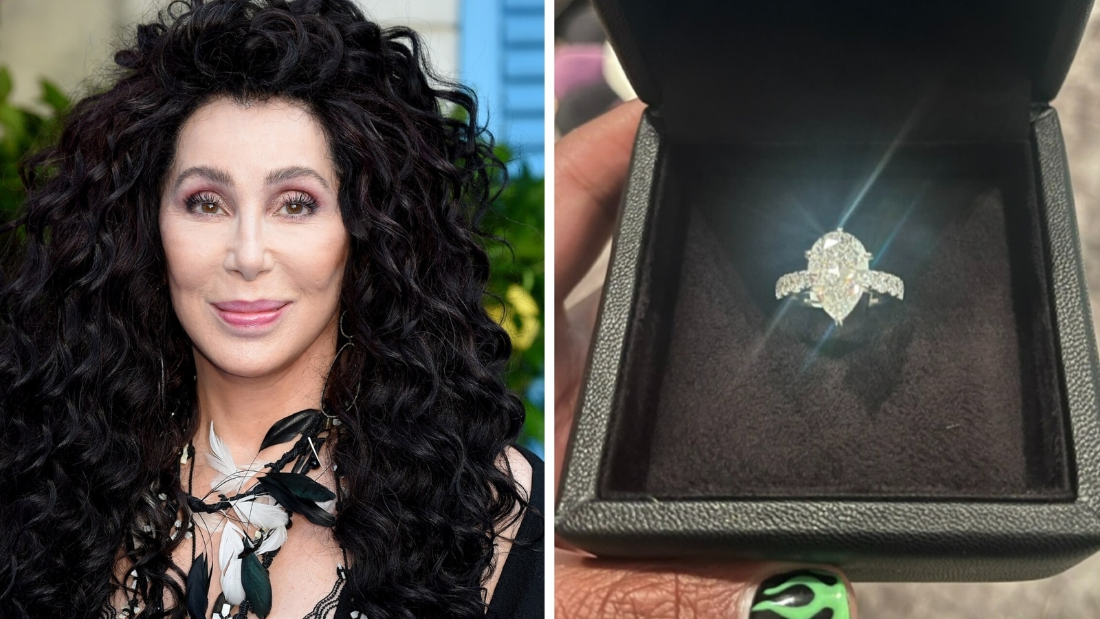  ¿Cher está comprometida?  La cantante responde a los rumores después de compartir una foto de un enorme anillo de diamantes
