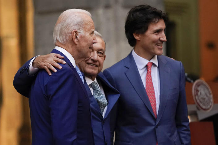 A pesar de las fricciones, los presidentes de EE. UU., Canadá y México muestran unidad