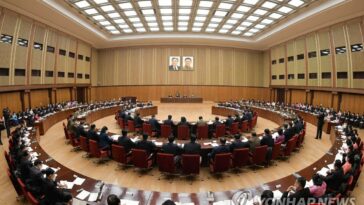 (LEAD) N. Korea holds key parliamentary meeting without leader Kim&apos;s attendance