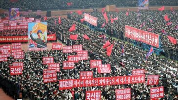 (LEAD) N. Korea holds mass rally to drum up support for 2023 policy goals