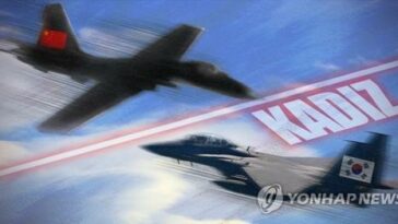 (LEAD) Two Chinese warplanes entered KADIZ earlier this week: S. Korean military