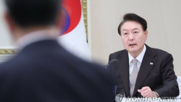 (LEAD) Yoon says S. Korea should consider suspending 2018 tension reduction deal