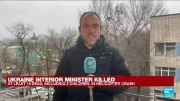 Altos funcionarios ucranianos entre los 18 muertos en accidente de helicóptero cerca de Kyiv