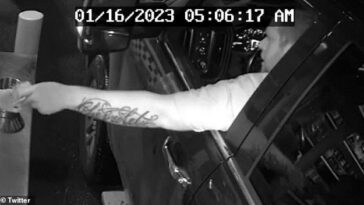 Una barista que estuvo a punto de ser secuestrada por un conductor de camión con bridas dijo que no reconoció a su posible secuestrador, quien fue arrestado 14 horas después de que la policía publicara este escalofriante video de vigilancia que capturó la llamada cercana.