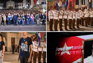 Celebra Cuba marcha de antorchas en honor a José Martí