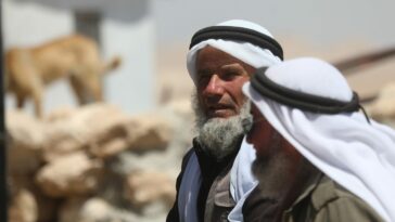 Colonos israelíes atacan a agricultores palestinos en Masafer Yatta