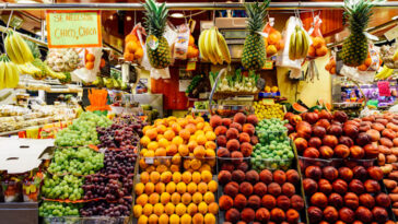 Fresh fruit and vegetables credit: Shutterstock