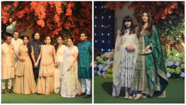 Compromiso de Anant Ambani-Radhika Merchant: Aishwarya Rai y Aaradhya Bachchan se ven hermosas.  ver fotos