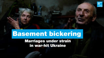 Disputas en el sótano: Matrimonios bajo tensión en Ucrania golpeada por la guerra
