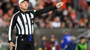 El árbitro de la NFL para Bengals-Bills tiene un récord loco de MÁS / MENOS
