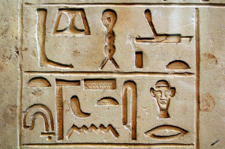 An Egyptian artefact at the British Museum, London, England, United Kingdom.