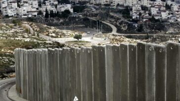 El nuevo muro de Israel separa a los palestinos de sus tierras de cultivo
