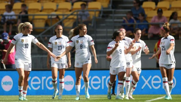Estados Unidos golea a Nueva Zelanda en la advertencia de la Copa del Mundo