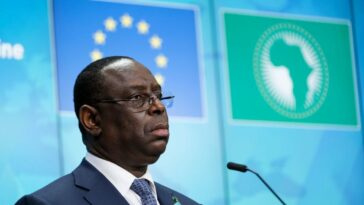 President of Senegal and the AU, Macky Sall.