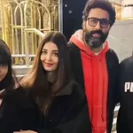Fotos inéditas de Aishwarya Rai, Abhishek Bachchan y Aaradhya Bachchan mientras posan con un fan en Nueva York
