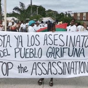 Hondureños rechazan asesinato de líder negro garífuna