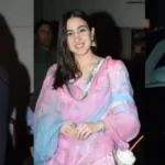 Janhvi Kapoor, Malaika Arora visten de negro, Sara Ali Khan luce un look étnico en la fiesta de aniversario de Varun Dhawan.  Mirar