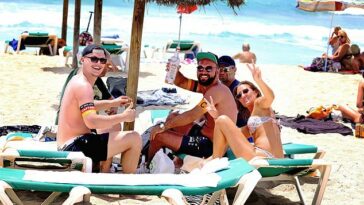Turistas alemanes disfrutan del sol y las playas en Mallorca, junio de 2021