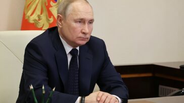 'La lucha por el Olimpo político ha comenzado entre los grupos que rodean a Putin', dijo Strelkov.  En la imagen: Putin en Moscú, Rusia, 4 de enero de 2022