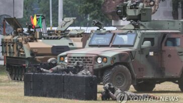 S. Korea&apos;s advanced Army unit, U.S. Stryker team hold joint drills near border with N. Korea
