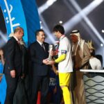 Los iraquíes celebran que el equipo de fútbol ganó la Copa del Golfo