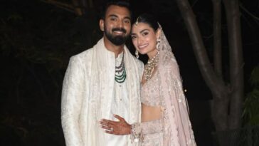 Newlyweds Athiya Shetty And KL Rahul Pose For Pics Post-Wedding
