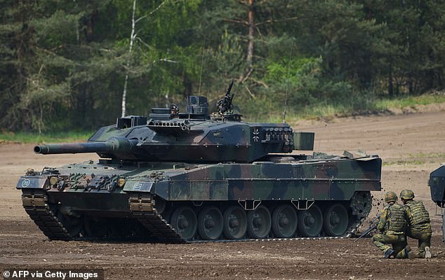 Formidable: un tanque alemán Leopard 2
