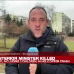 Ministro del Interior de Ucrania y niños entre al menos 15 muertos en accidente de helicóptero