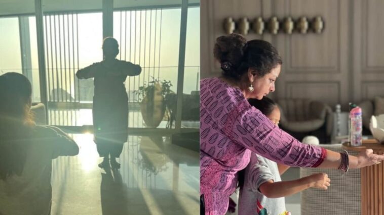 Mira Rajput deja entrever un lujoso dúplex en nuevas fotos de su hija Misha Kapoor bailando con su abuela Neliima Azeem