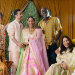 Neena Gupta, esposo Vivek, ex Vivian Richards se unen para bendecir a Masaba Gupta el día de su boda.  ver foto