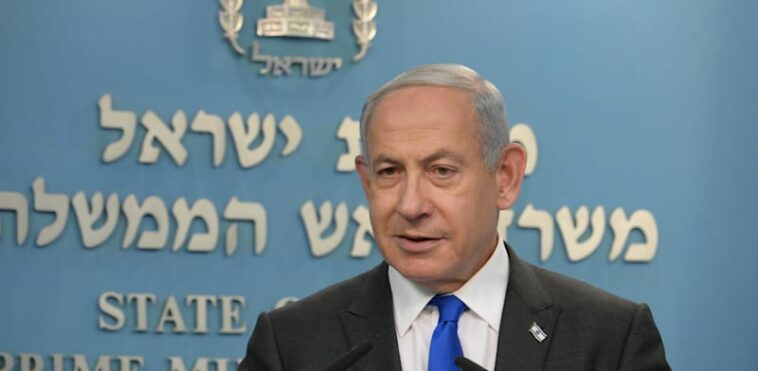 Benjamin Netanyahu  credit: Amos Ben-Gershom, Government Press Office