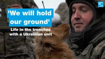 'Nos mantendremos firmes': la vida en las trincheras con una unidad ucraniana, cerca de Krasnohorivka