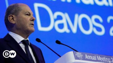 Olaf Scholz en Davos: 2022 'nos desafió como nunca antes'
