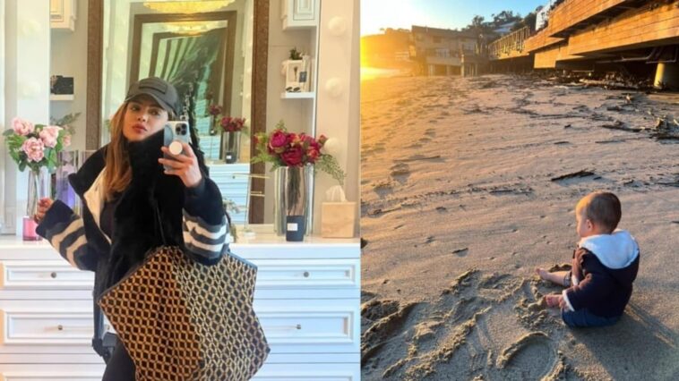 Priyanka Chopra disfruta de un día especial en la playa con su hija Malti;  comparte una foto bañada por el sol: 'Tardes como esta...'