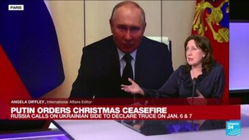 Putin ordena cese al fuego en Ucrania por Navidad ortodoxa