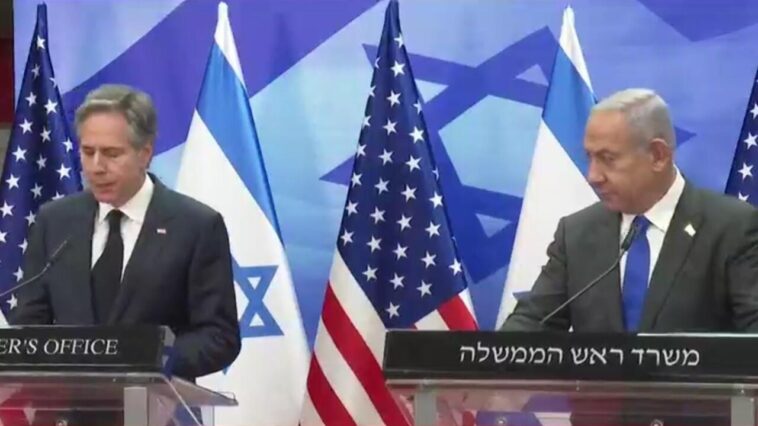 REPETICIÓN: Antony Blinken y Benjamin Netanyahu realizaron una conferencia de prensa conjunta