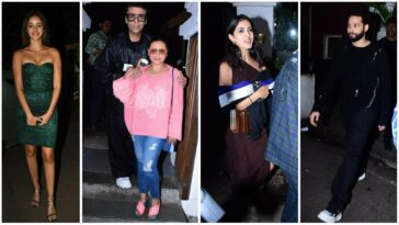 Rani Mukerji brilla en rosa, Navya Nanda y Siddhant Chaturvedi se ven en negro en una fiesta de cumpleaños.  ver fotos
