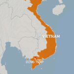 Rescatistas de Vietnam luchan para salvar a un niño de 10 años atrapado en una pila de concreto