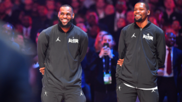 Resultados de la votación del All-Star de la NBA 2023: LeBron James de los Lakers y Kevin Durant de los Nets lideran los primeros regresos de fanáticos