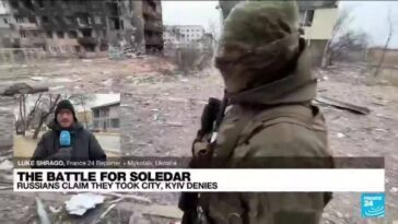 Rusia dice que tomó Soledar, Ucrania niega su captura