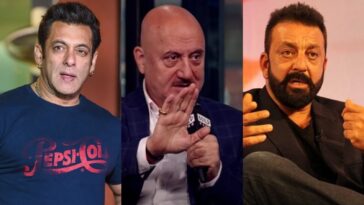 Salman Khan, el viejo clip de Sanjay Dutt apoyando a Anupam Kher por su bofetada a un periodista aparece en línea: 'Accha kiya jo maara'