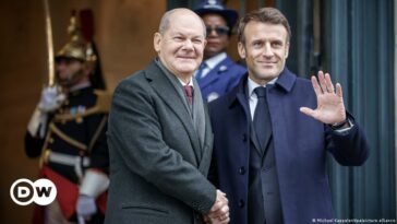 Scholz y Macron celebran los 60 años del Tratado del Elíseo