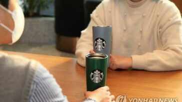 300 won in cashable points to be provided for every cafe beverage bought in reusable cups