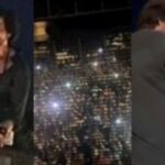 Shah Rukh Khan sorprende a los fanáticos afuera de Mannat, los saluda con su pose característica;  los fanáticos saludan a 'la última de las estrellas'.  Mirar