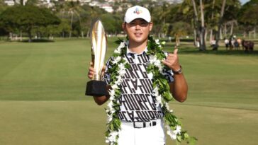 Si Woo Kim cierra con birdies consecutivos para ganar el Sony Open en Hawái