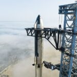 Las nuevas fotos aéreas de SpaceX de Starship completamente apiladas en la plataforma de lanzamiento orbital sugieren que el lanzamiento finalmente podría suceder
