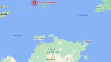 Temblores en Darwin mientras terremoto sacude Indonesia